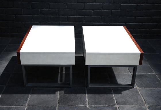Image 1 of 2 tables de chevet design Interlübke