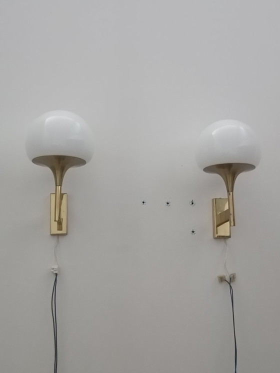 Image 1 of Par de apliques de Gaetano Sciolari para Maison Sciolari, 1970