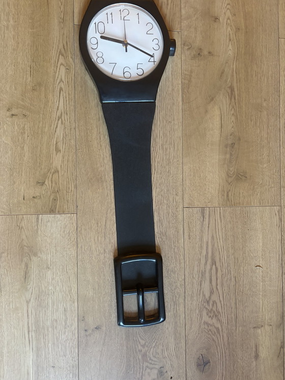 Image 1 of Vintage wandklok Swatch stijl