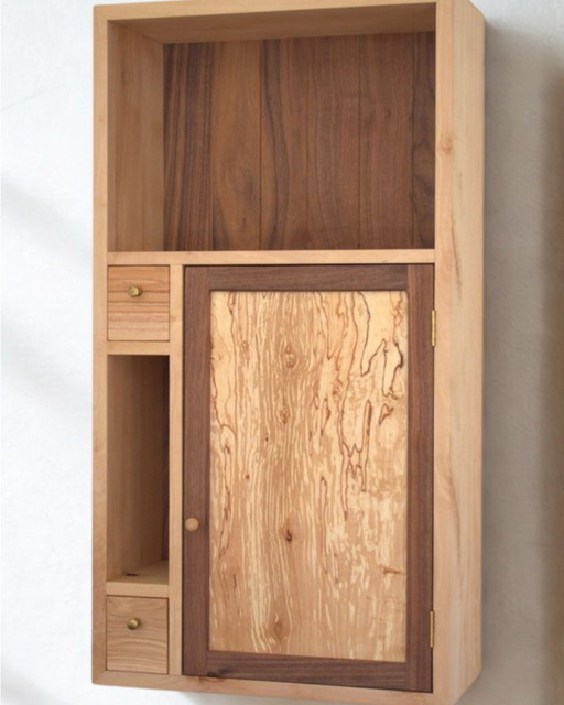 Armario de pared de madera maciza