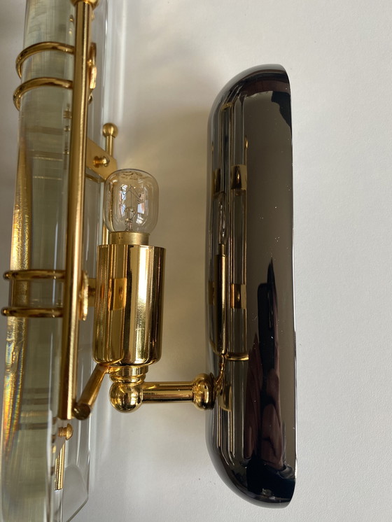 Image 1 of Appliques murales vintage Venini style Hollywood Regency