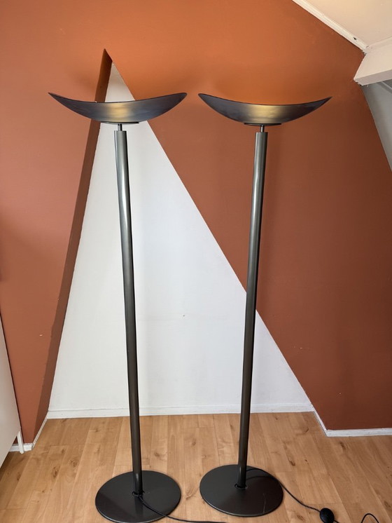 Image 1 of Vintage design sta vloer lamp Artemide Tebe Ernesto Gismondi