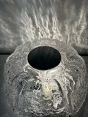 vintage ijsglas plafondlamp van Glashütte Limburg, ontworpen door Helena Tynell in de jaren 60 of 70