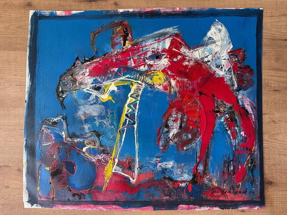 Image 1 of Jan te Wierik acrilico su carta