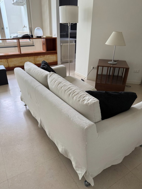 Living room sofa and 2 armchairs Mod. HARRY by Antonio Citterio for B&B – B&B Italia, Seating area, Textile (photo 7 of 9)
