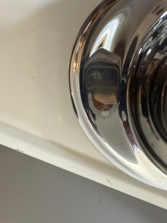 Image 1 of Milch- und Zuckerkännchen aus Chrom mit Tablett