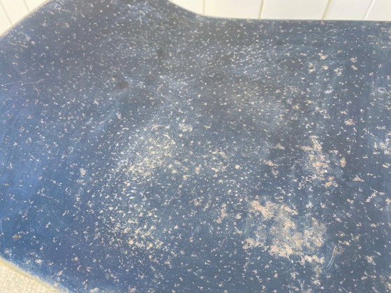 Image 1 of Paar industriële metalen draaibare barkrukken uit de jaren 50