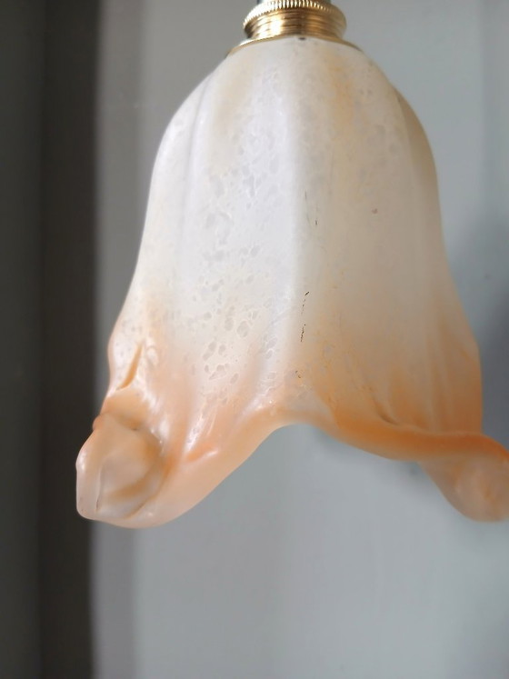 Image 1 of Set van 2 Vintage Murano hanglampen - Mid Century - Italy