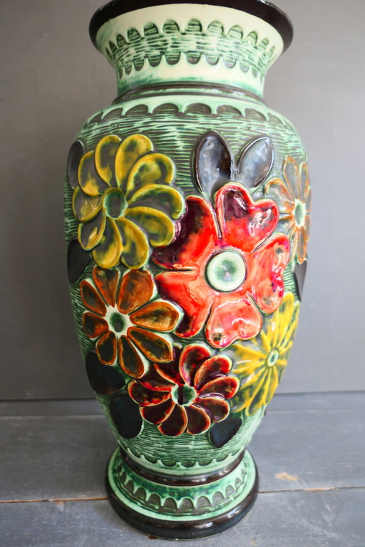 Vintage Large Bay Vase W. Germany 98 40