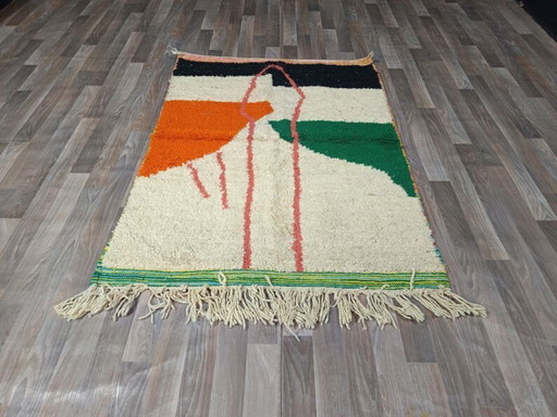 Mini vloerkleedje van natuurlijke wol, 100 cm x 200 cm