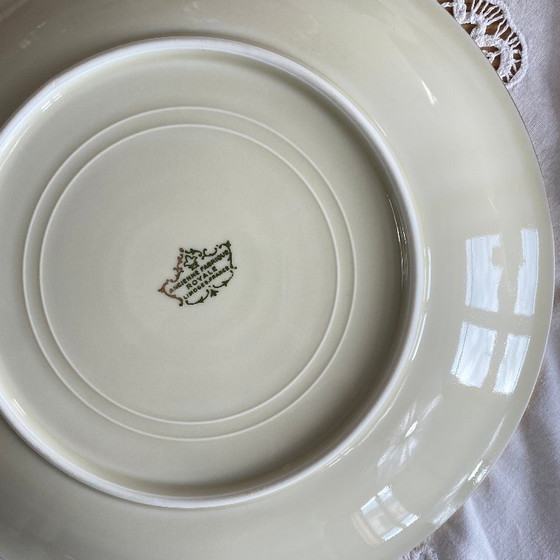 Image 1 of 6 piatti da portata antichi in porcellana di Limoges, ex Fabbrica Reale