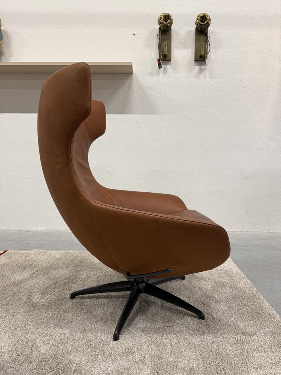 Image 1 of Leolux Caruzzo Relaxfauteuil met poef Danza leer