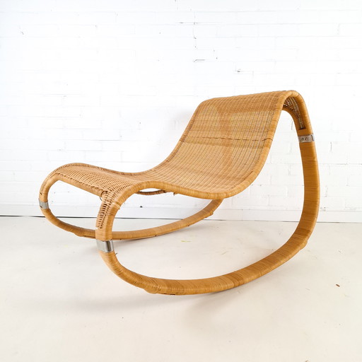 Fauteuil à bascule vintage James Irvine Ikea