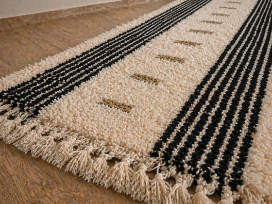 Image 1 of Alfombra de pasillo hecha a mano de 300 cm x 100 cm.