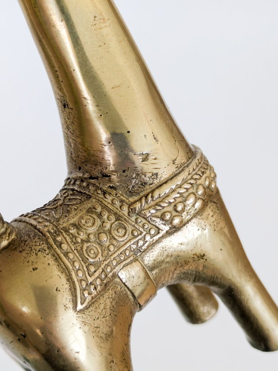 Trio vintage de figurines de lamas ou d'ânes en laiton massif, années 1970 – Objets déco, Brass (photo 17 of 20)