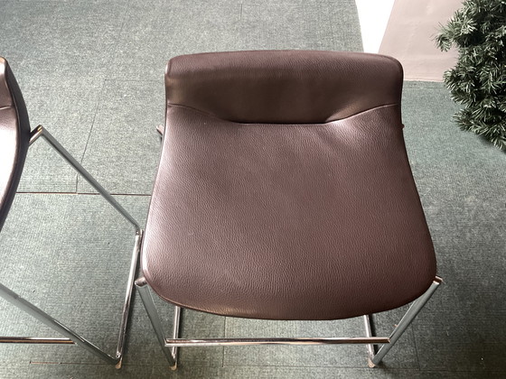 Image 1 of De Sede DS-717 sgabelli da bar 3 pezzi
