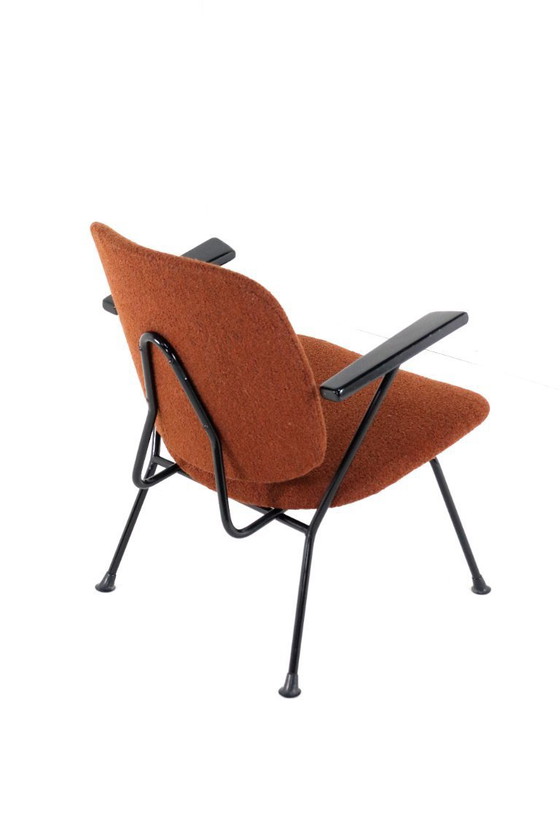 Image 1 of  Set 2 Gijs van der Sluis fauteuils "No. 12"  vintage nieuw gestoffeerd
