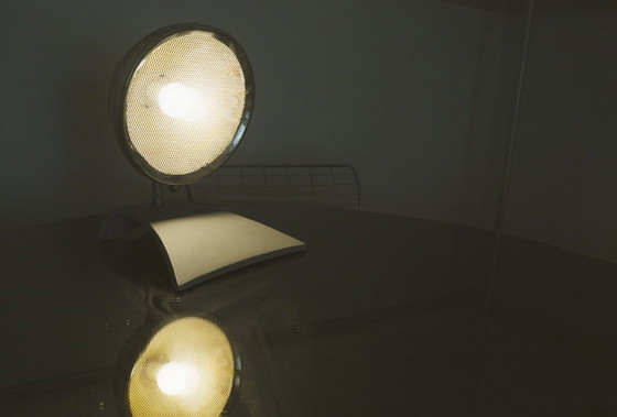 Image 1 of Lampada industriale vintage di Vogel, lampada da lavoro cromata regolabile olandese, illuminazione da studio AV