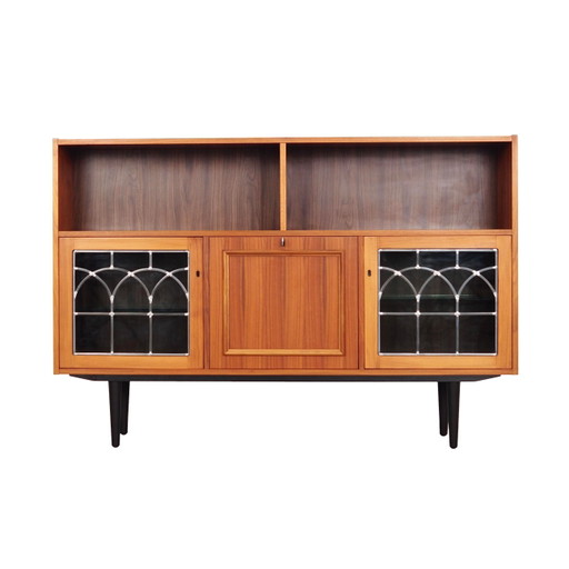 Libreria in teak, design danese, anni '70, produzione: Danimarca