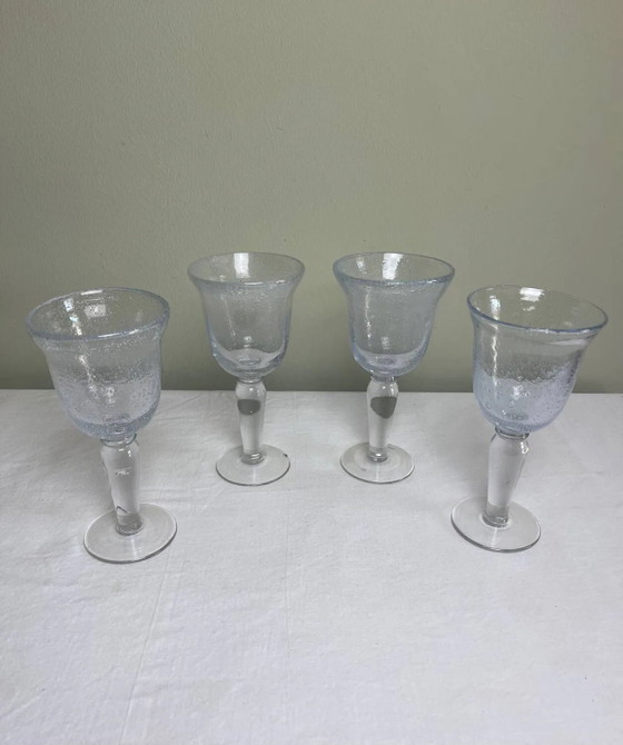 Große Blasengläser – Gläser & Karaffe, Crystal, Glass, Vintage (photo 12 of 12)