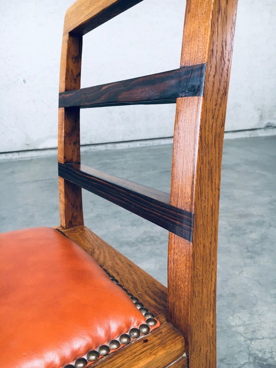 Image 1 of Art-déco-Stuhlset im Stil der Moderne, Belgien, 1930er Jahre