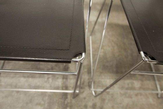 Image 1 of Set di 3 sedie minimaliste della linea X di Niels Jorgen Haugesen per Hybodan