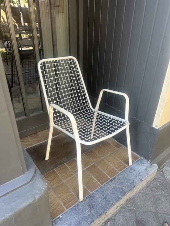 Image 1 of 4 Vintage wire garden chairs