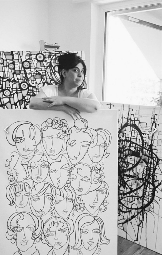 Image 1 of Natia Antadze Abstract Composition XXL