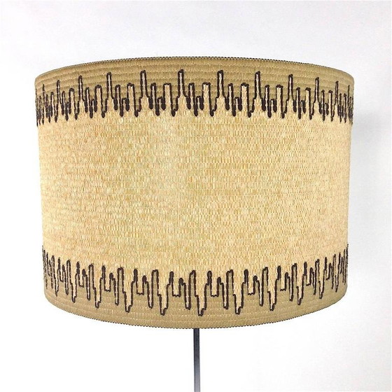 Hans Eichenberger Midcentury Cross-Leg Stehleuchte - Schweiz, Stehleuchten, Chrom, Beige, Mid Century Modern (Foto 4 von 6)