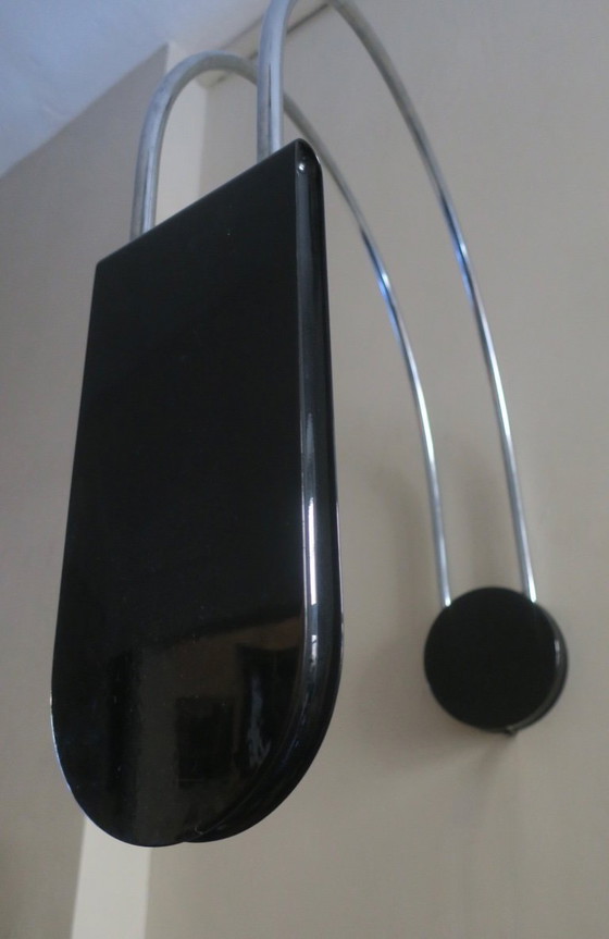 Image 1 of Mid-Century Modern boogvormige wandlamp van Bruno Gecchelin voor Skipper and Pollux, Italië, jaren 70.