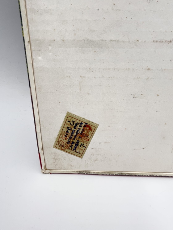 Image 1 of Werbung in Karton "Wasser Chaudfontaine".