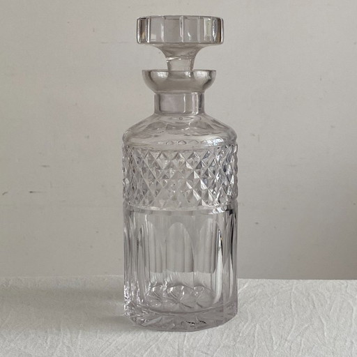 Vintage 1970s Baccarat crystal whisky decanter