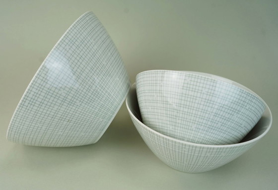 Image 1 of 3 cuencos Arzberg 2025 Heinrich Löffelhardt 1957 Diseño clásico