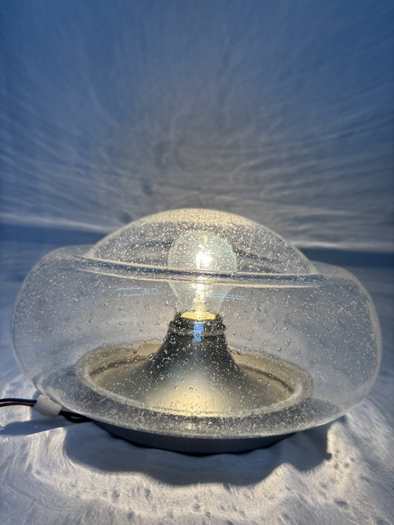 Image 1 of Applique ou plafonnier vintage en verre bulle Doria Leuchten '60