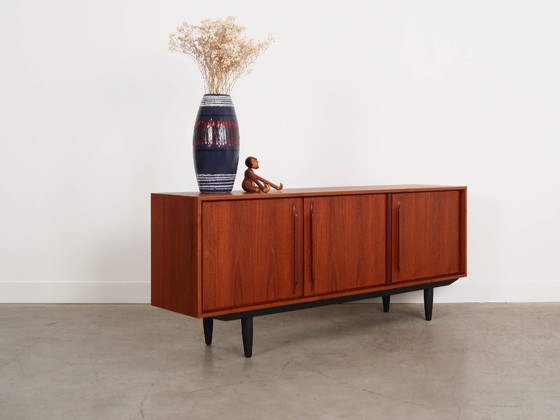 Image 1 of Sideboard aus Teakholz, dänisches Design, 1960er Jahre, hergestellt in Dänemark