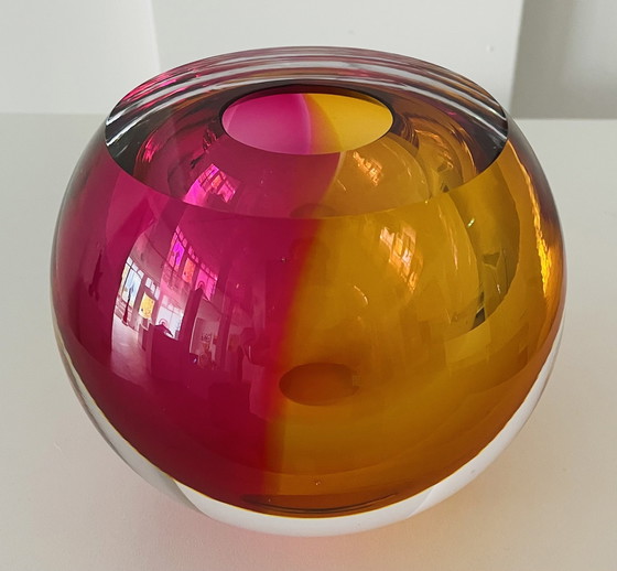 Image 1 of Objet en verre unique « CANDY » de l'artiste verrier George Broft