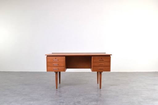 Mid-Century Danish Teak Executive Desk, 1960s.