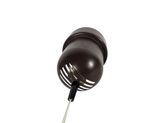 Image 1 of Philips - NWS-Serie - Pendelleuchten (2) - zylindrische Pendelleuchte - braun - 70er Jahre