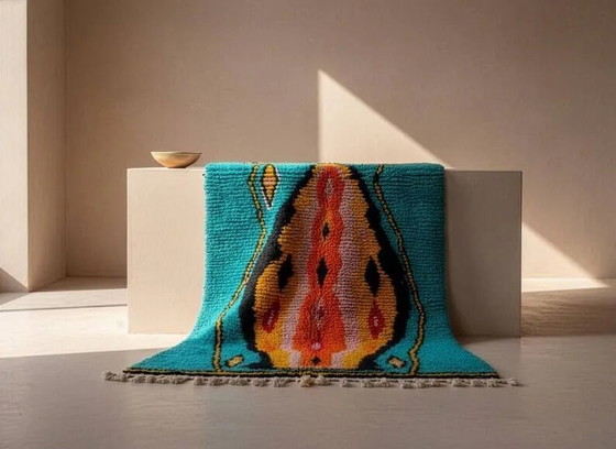 Rare tapis berbère artisanal 200cmx300cm – Modern (photo 6 of 7)