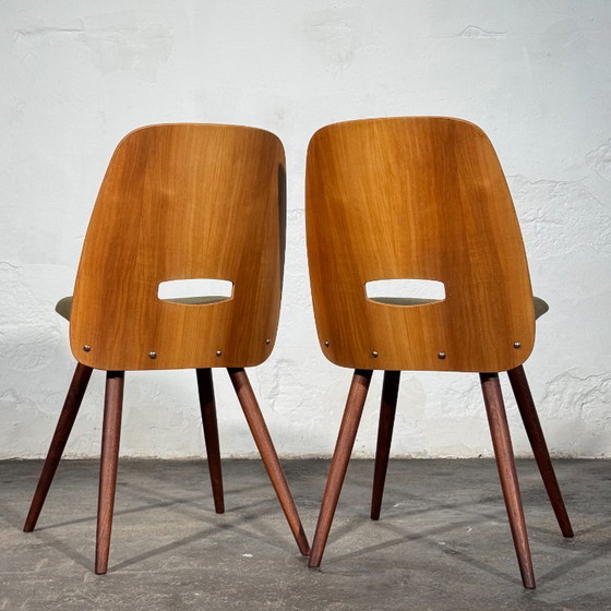Lollipop Dining Chairs (Set of 4) by František Jirák for Tatra Nábytok, 1960s – Textile (photo 5 of 13)