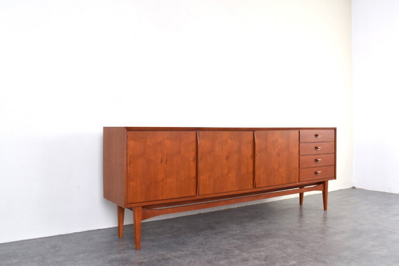 Image 1 of Mid-Century teakhouten dressoir van Heinrich Althoff, jaren 60.