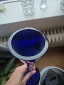 Mid-Century Modern glazen Bulb vaas – Arthur Percy voor Gullaskruf – 41 cm