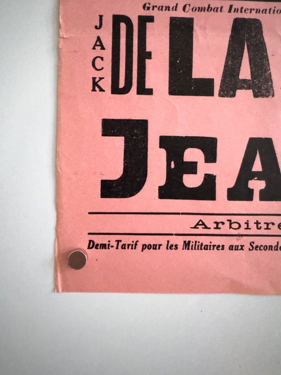 Image 1 of Affiche originale de catch français CATCH – vers 1960 – Sérigraphie originale – 60,00 × 39,50 cm