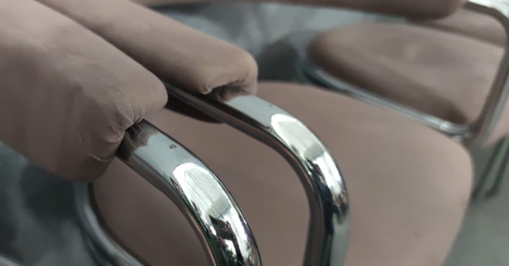 Image 1 of 4 CHAIRS MID - CENTURY MODERN DESIGN KITCHEN CHAIR CHAIR DANISH 60s VINTAGE RETRO 60s ARMCHAIR