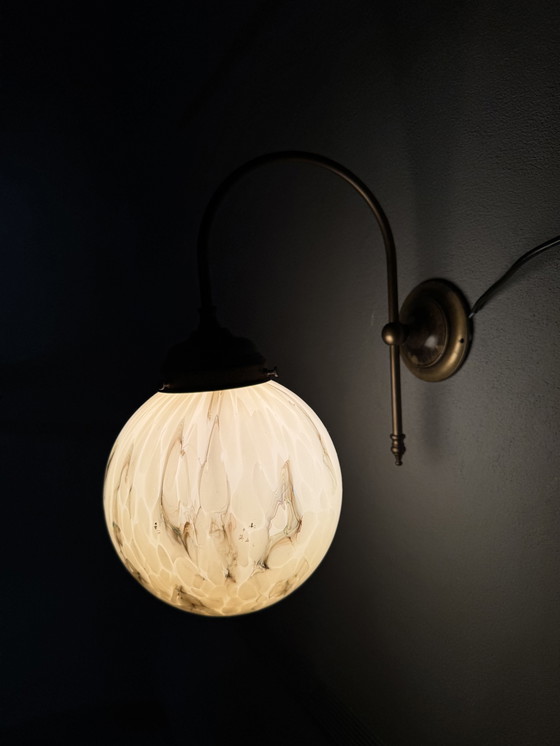 Image 1 of Suggestiva lampada da parete vintage marmorizzata di AGI Verlichting (Almelo)