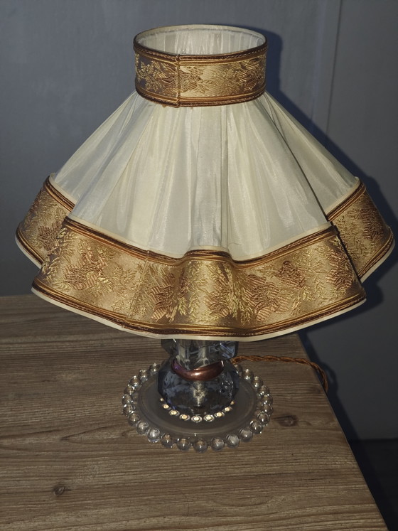 Image 1 of Vintage glazen lamp