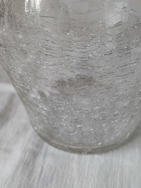 Seau à glace en verre fissuré, glaçons, apéritif, années 1950 – Demeyere Inalterable, Accessoires de table (photo 5 of 9)