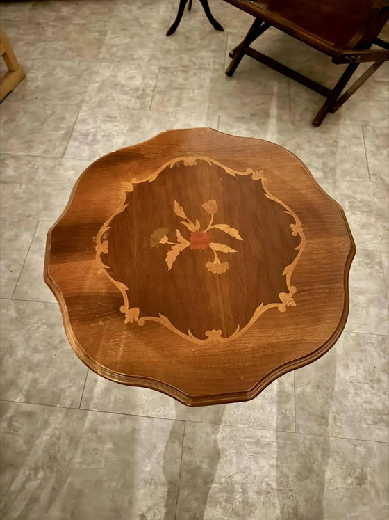 Table d'appoint vintage en bois massif – Tables d'appoint, Wood (photo 2 of 10)