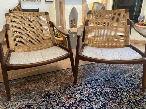 Loungestoelen Type 400 van Hartmut Lohmeyer voor Wilkhahn, Duitsland 1950