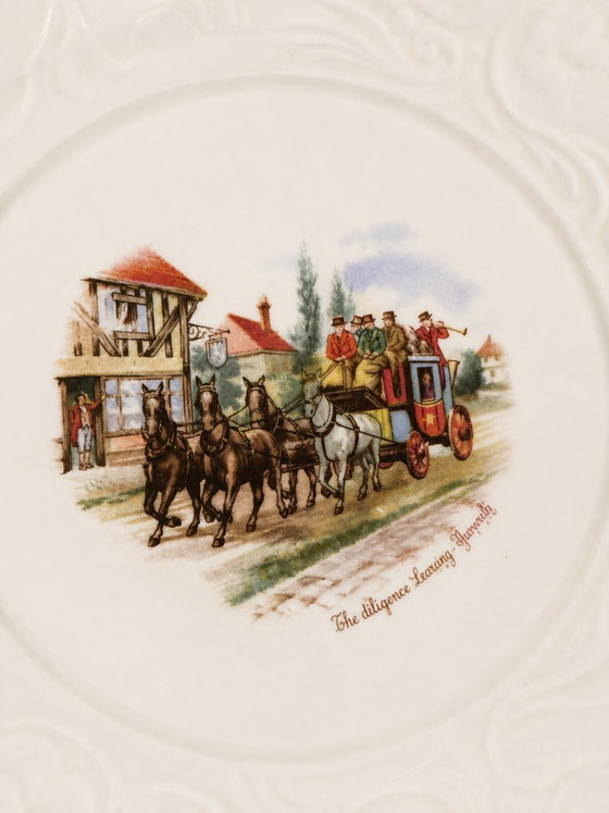 Service CCB Imperial Crown Ivory Stone – « La Diligence » – Vaisselle, Ceramic (photo 4 of 6)